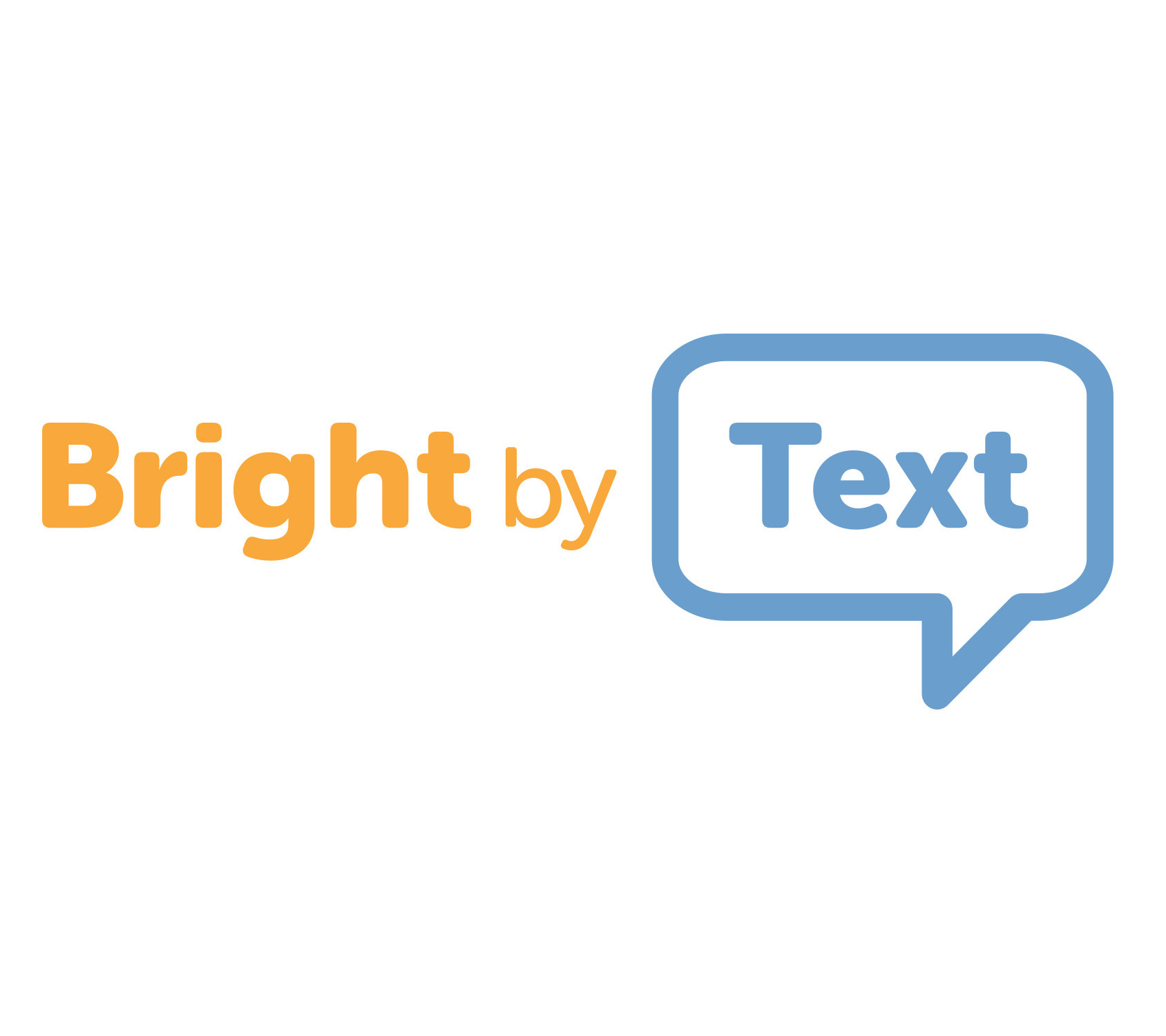 Bright by text logo