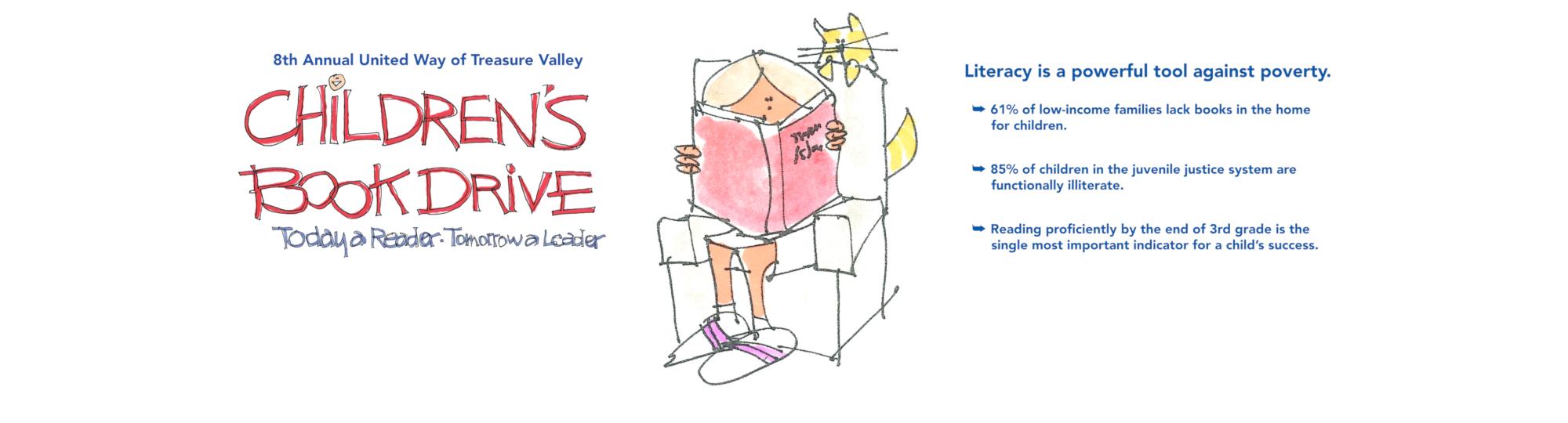 Book drive banner